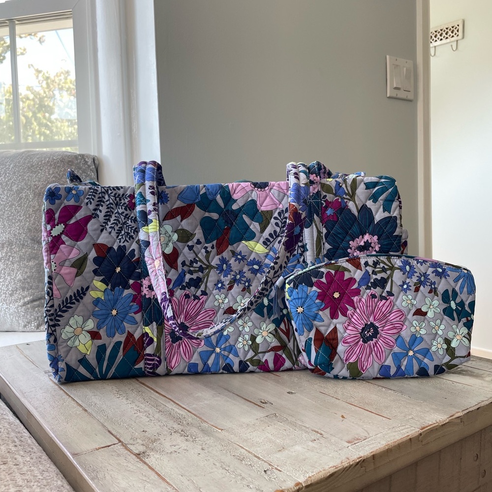 Vera Bradley Bag and Cosmetic Bag